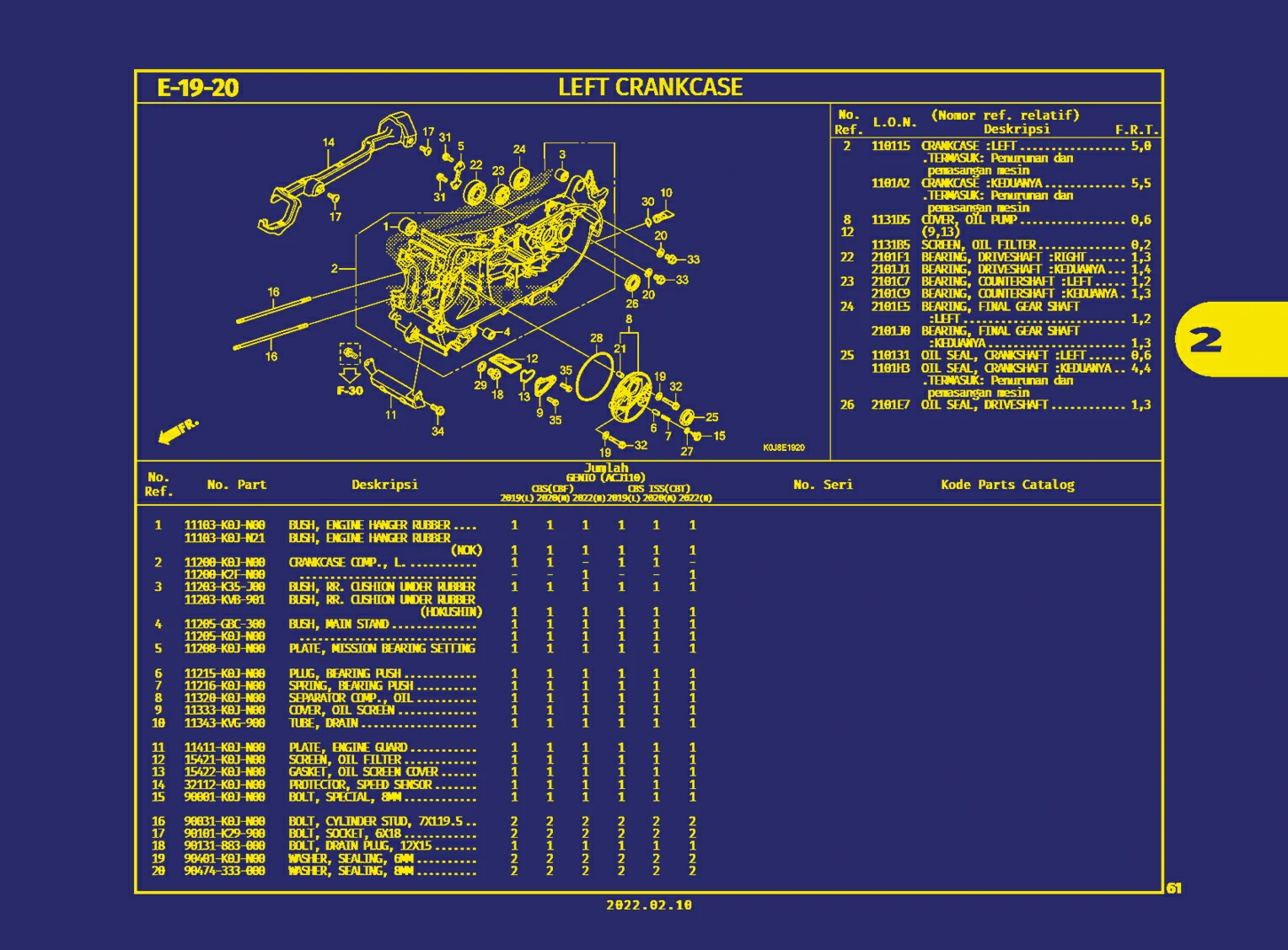 Left Crankcase A