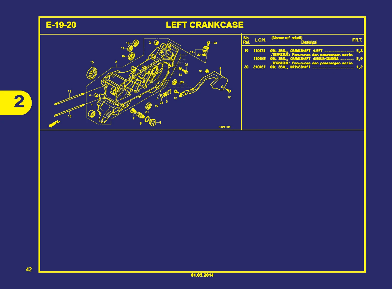 Left Crankcase A