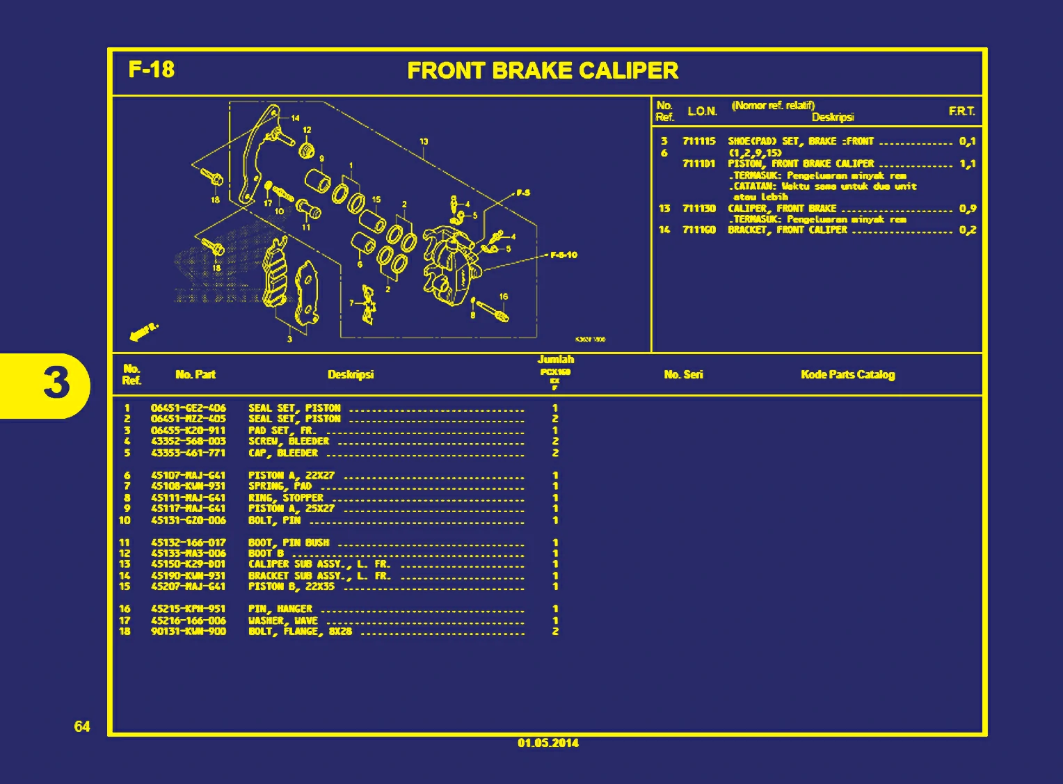 Front Brake Caliper