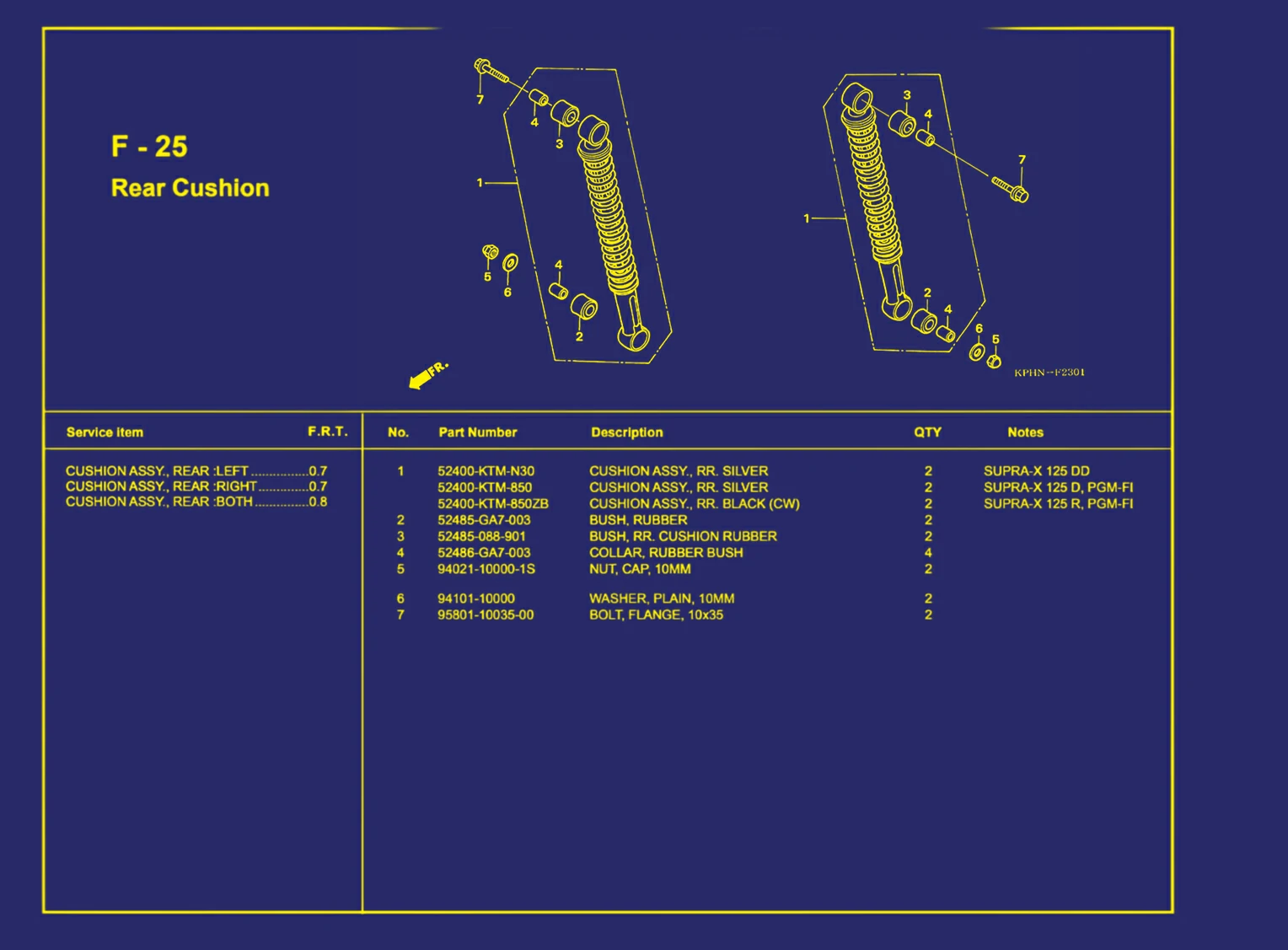Rear Cushion