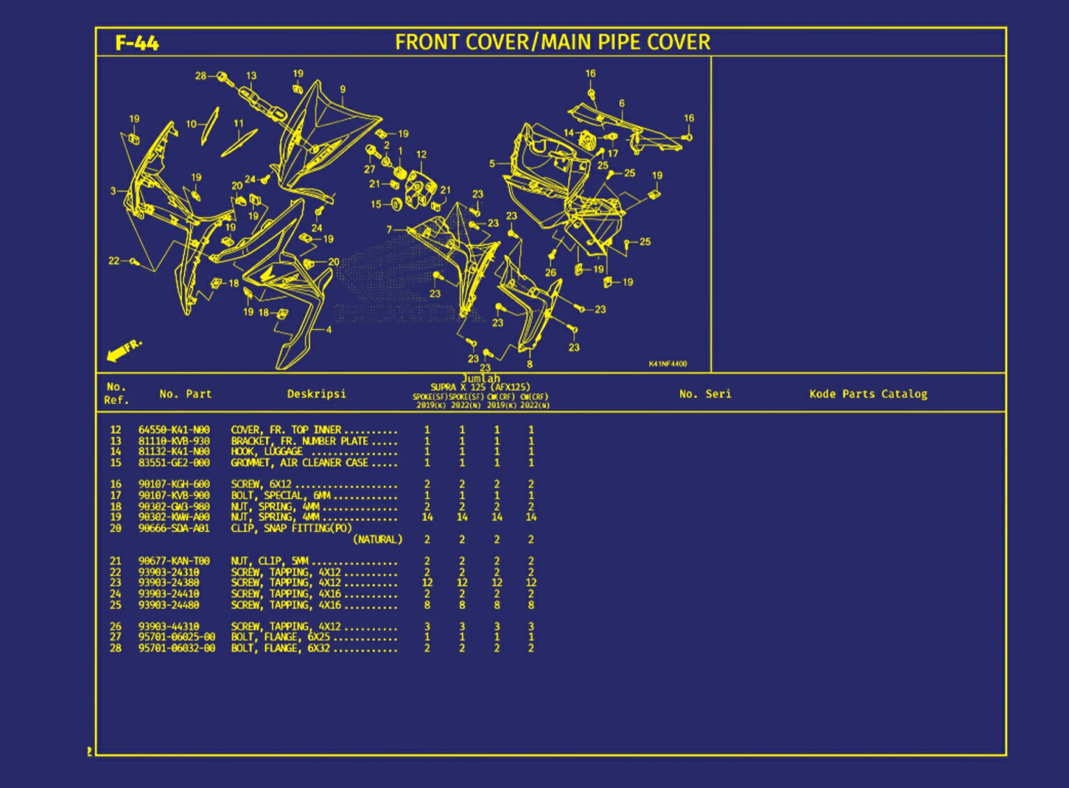Front Cover atau Main Pipe Cover 2