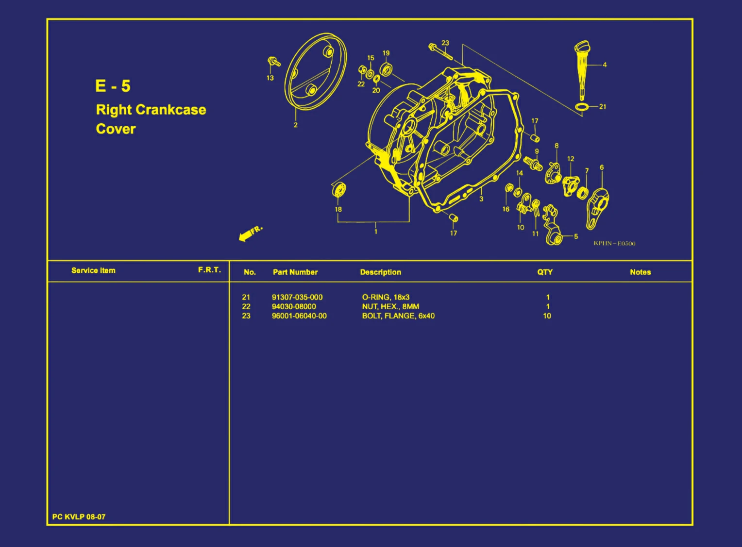 Right Crankcase Cover 2
