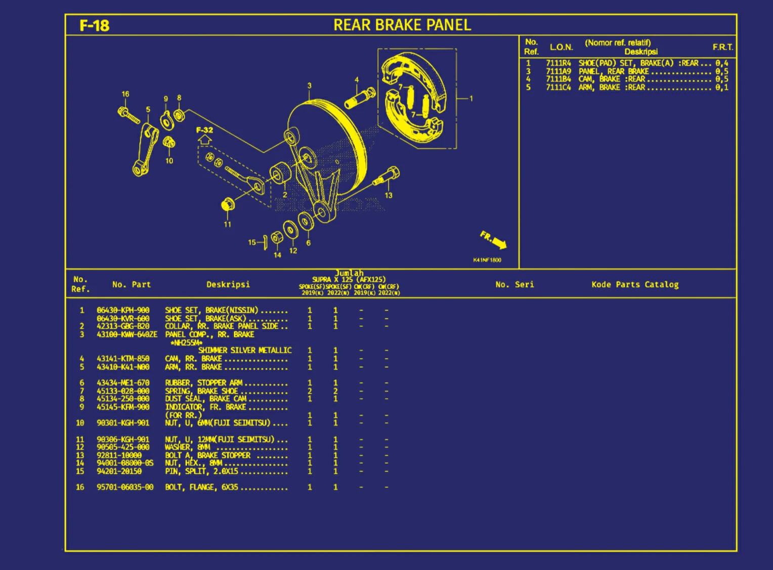 Rear Brake Panel