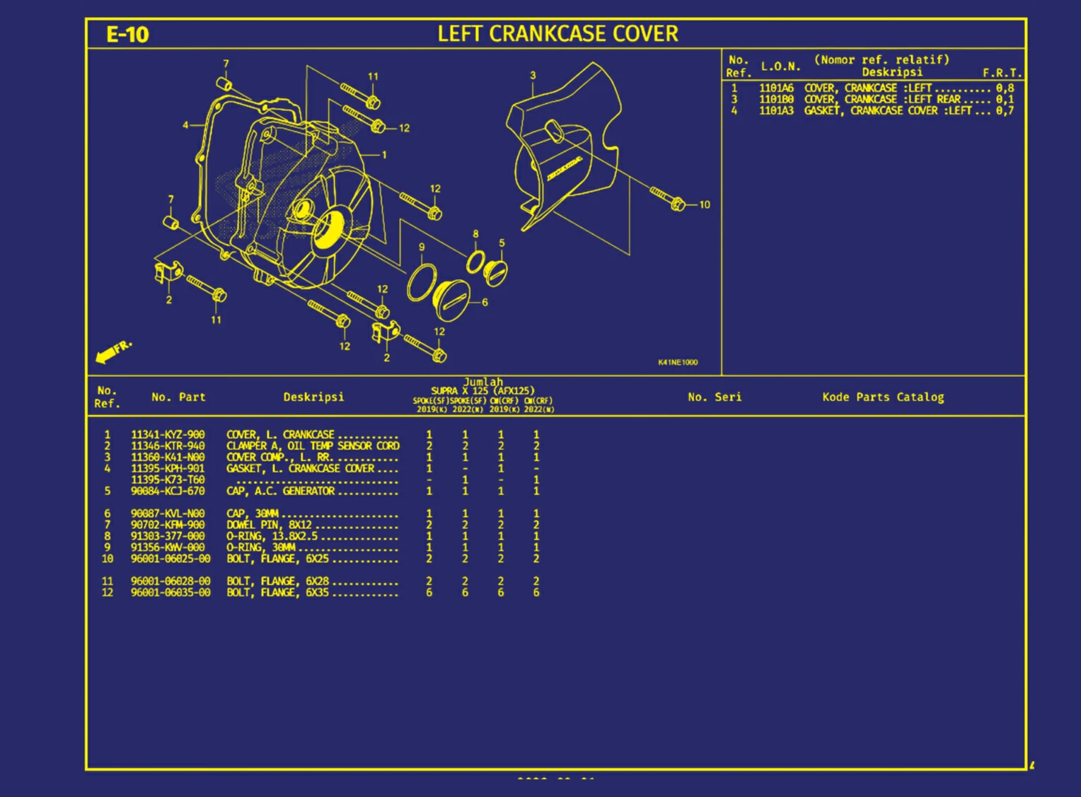 Left Crankcase Cover