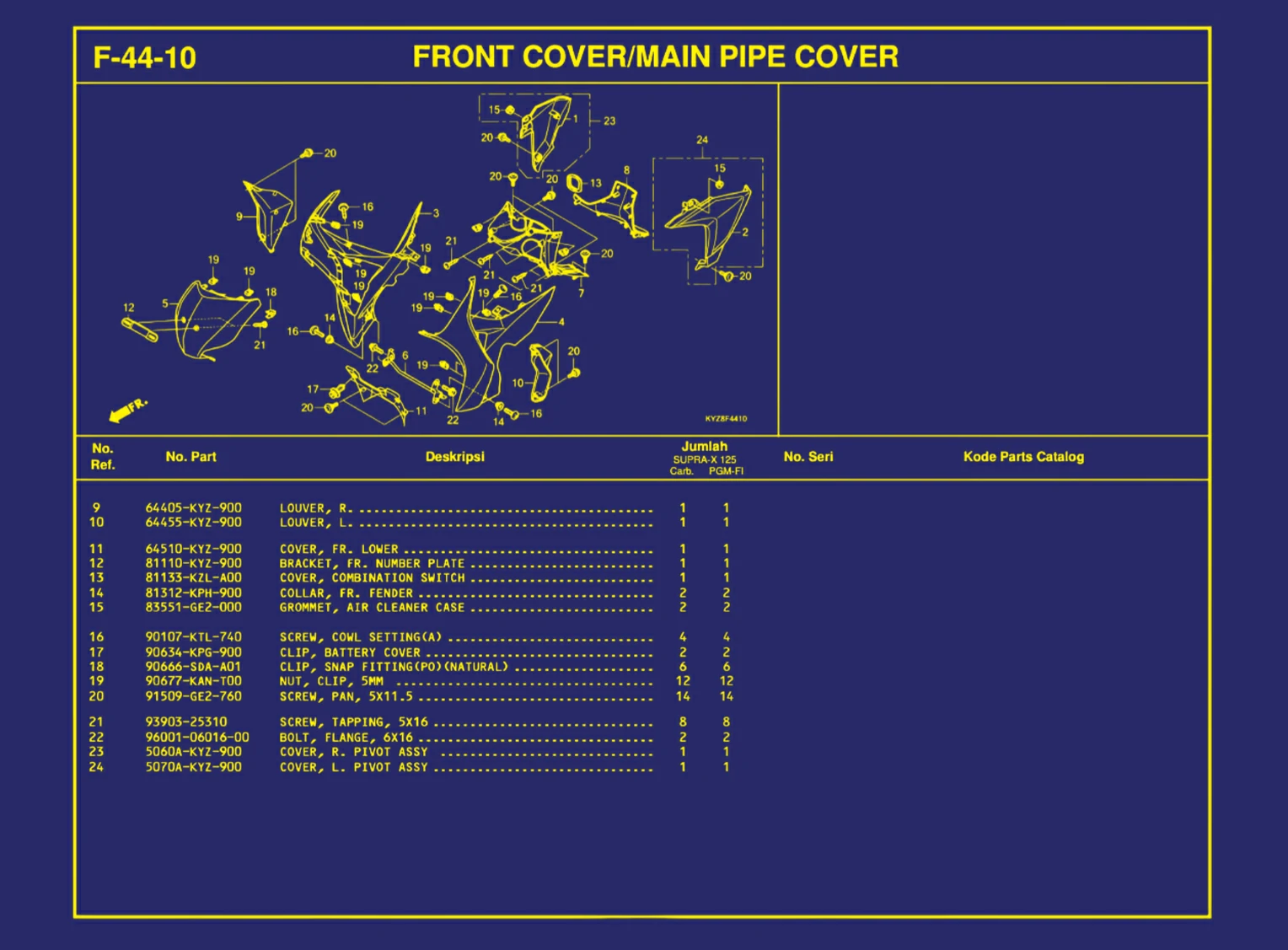 Front Cover atau Main Pipe Cover 2