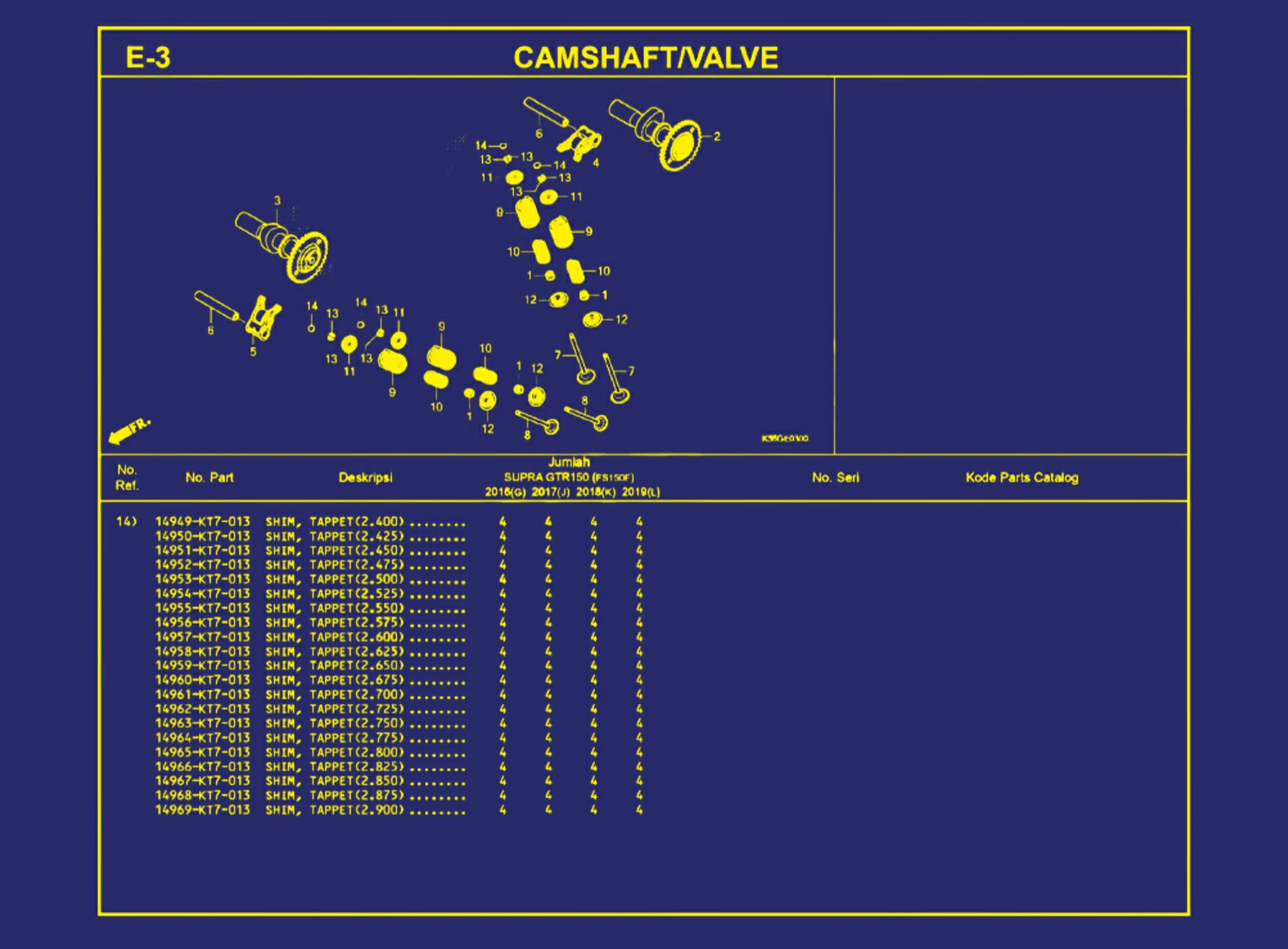 Camshaft atau Valve 3