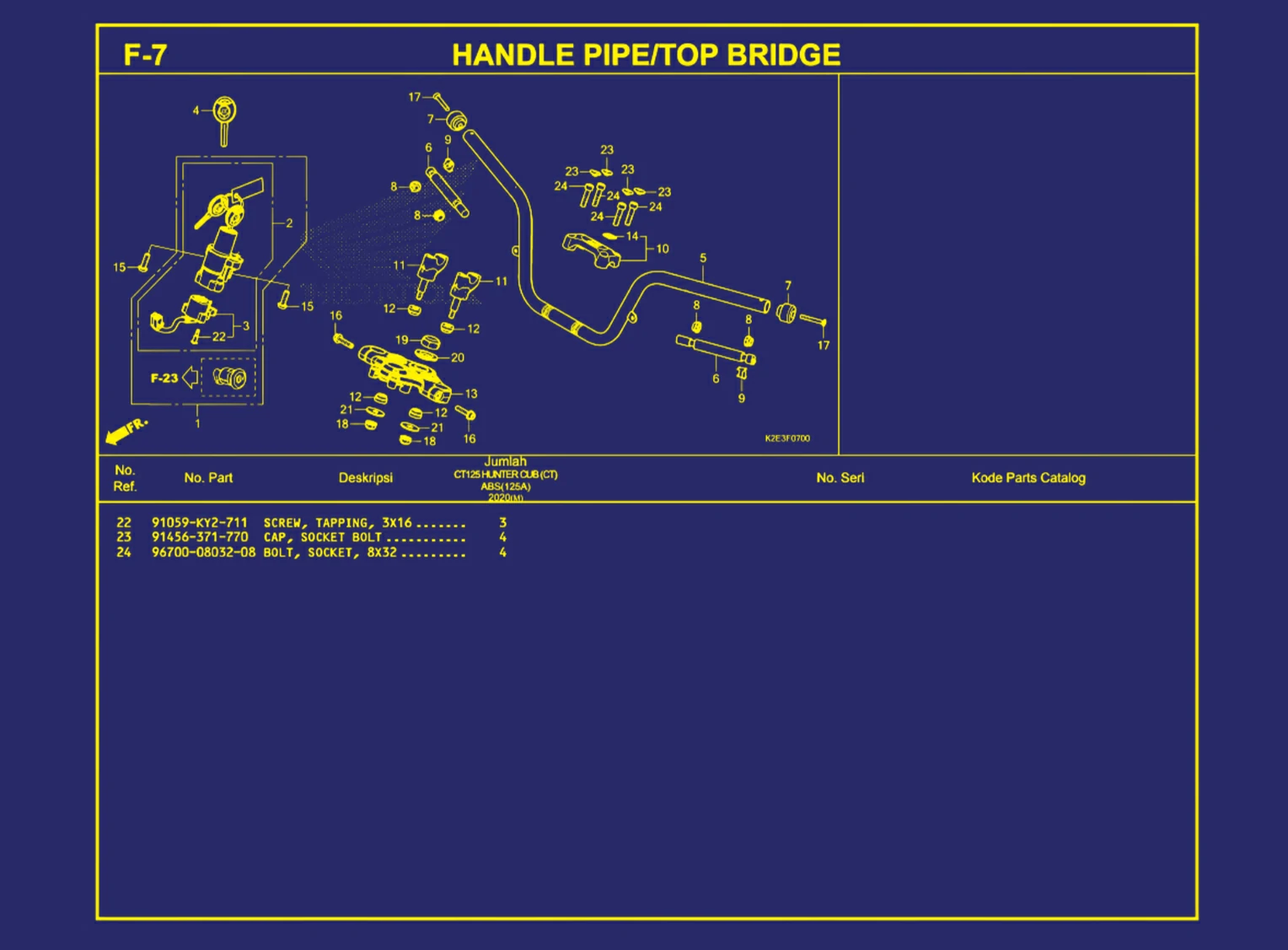 Handle Pipe atau Top Bridge 2