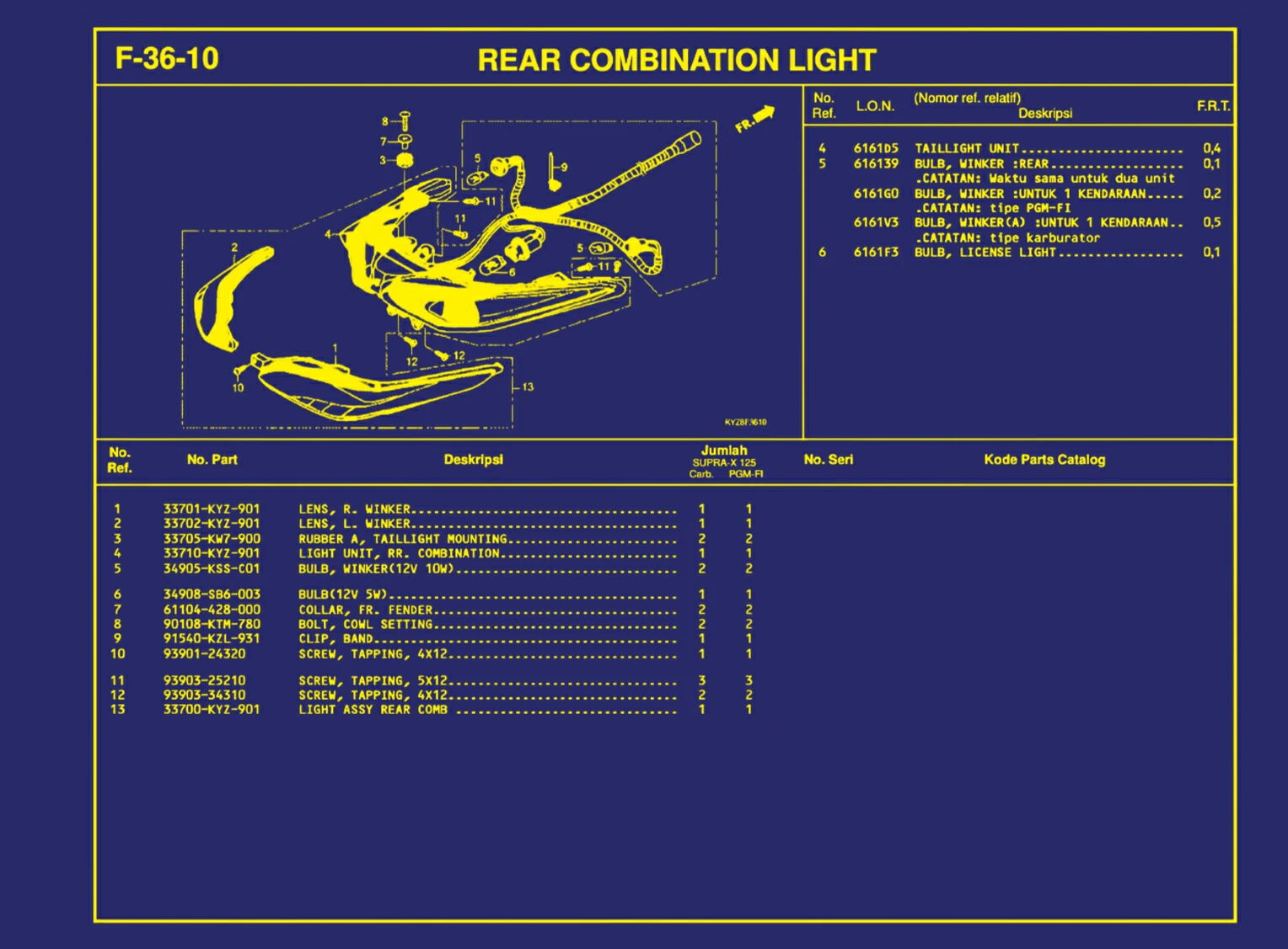 Rear Combination Light