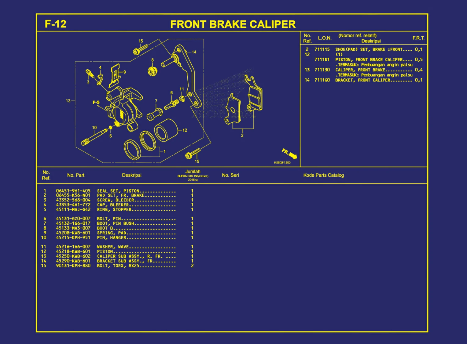 Front Brake Caliper