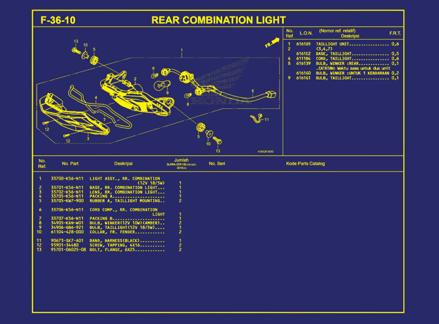 Rear Combination Light