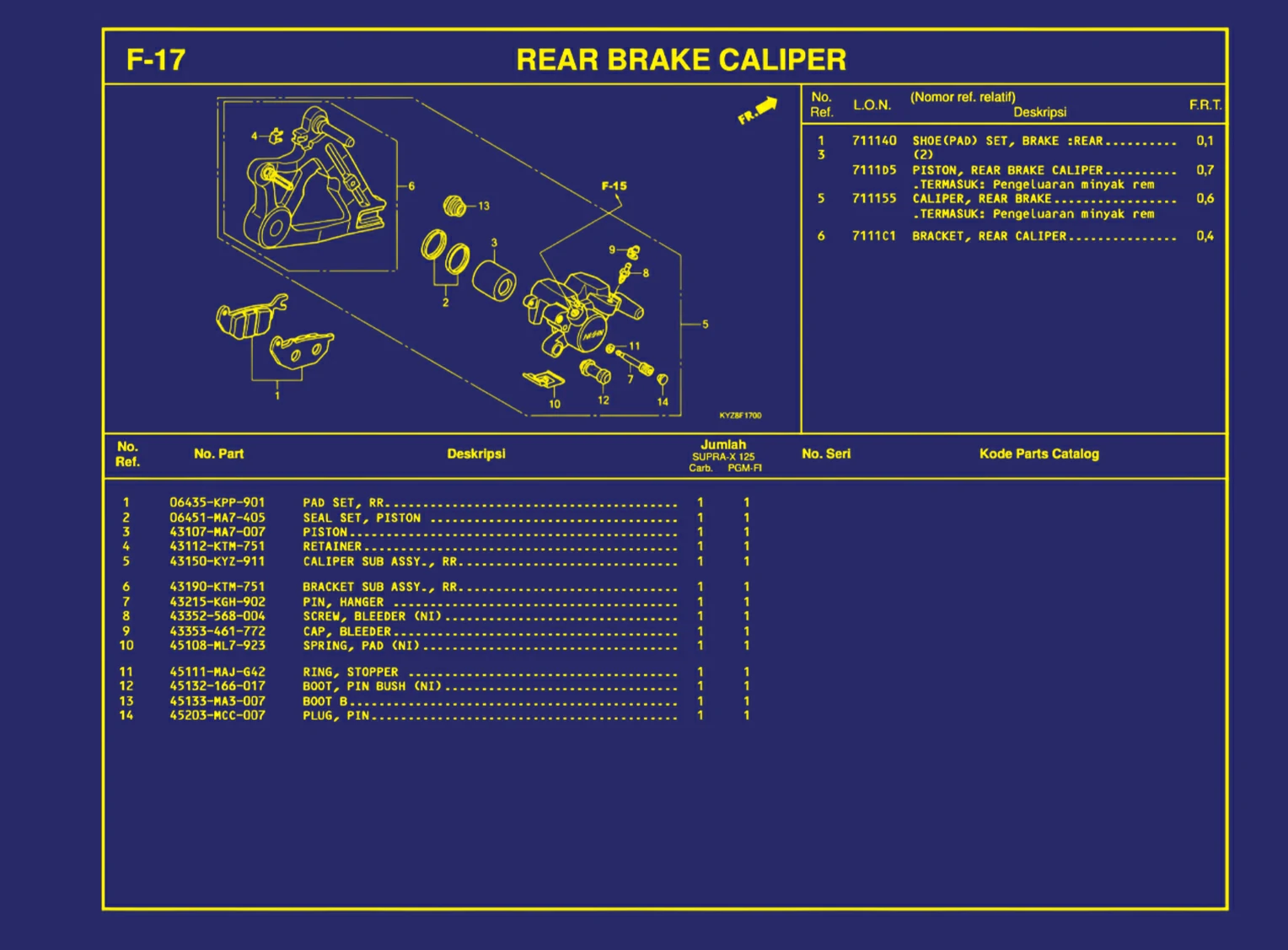 Rear Brake Caliper
