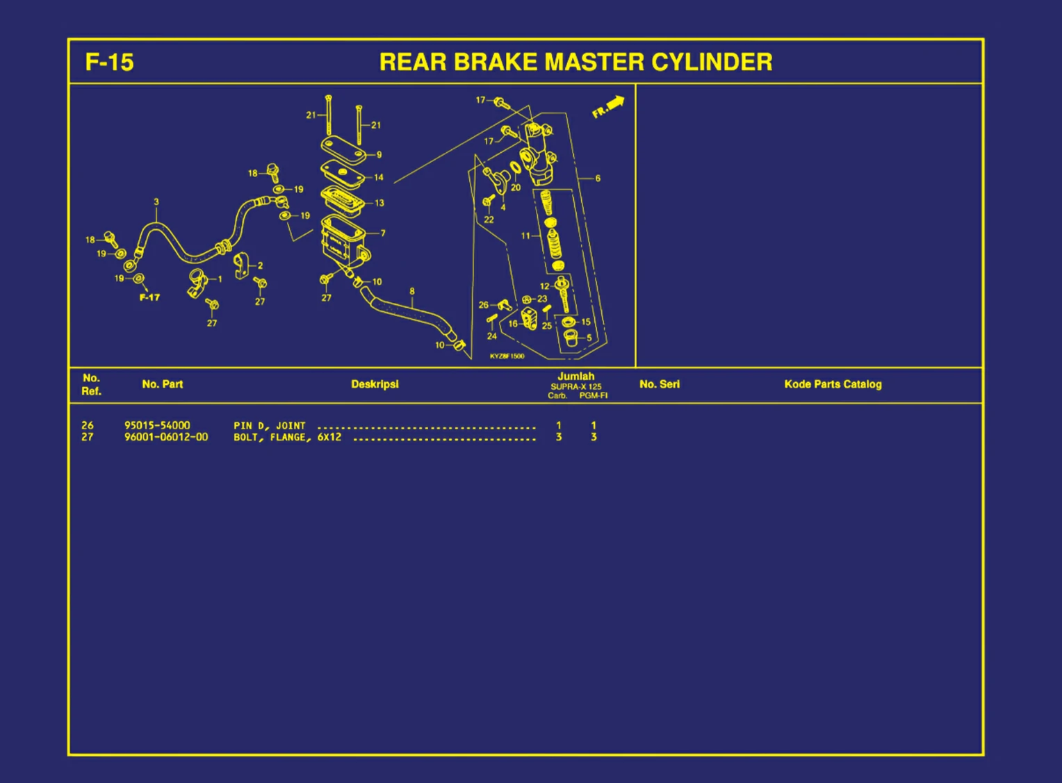 Rear Brake Master Cylinder 2