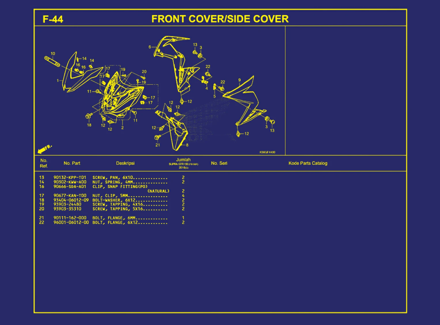 Front Cover atau Side Cover 2