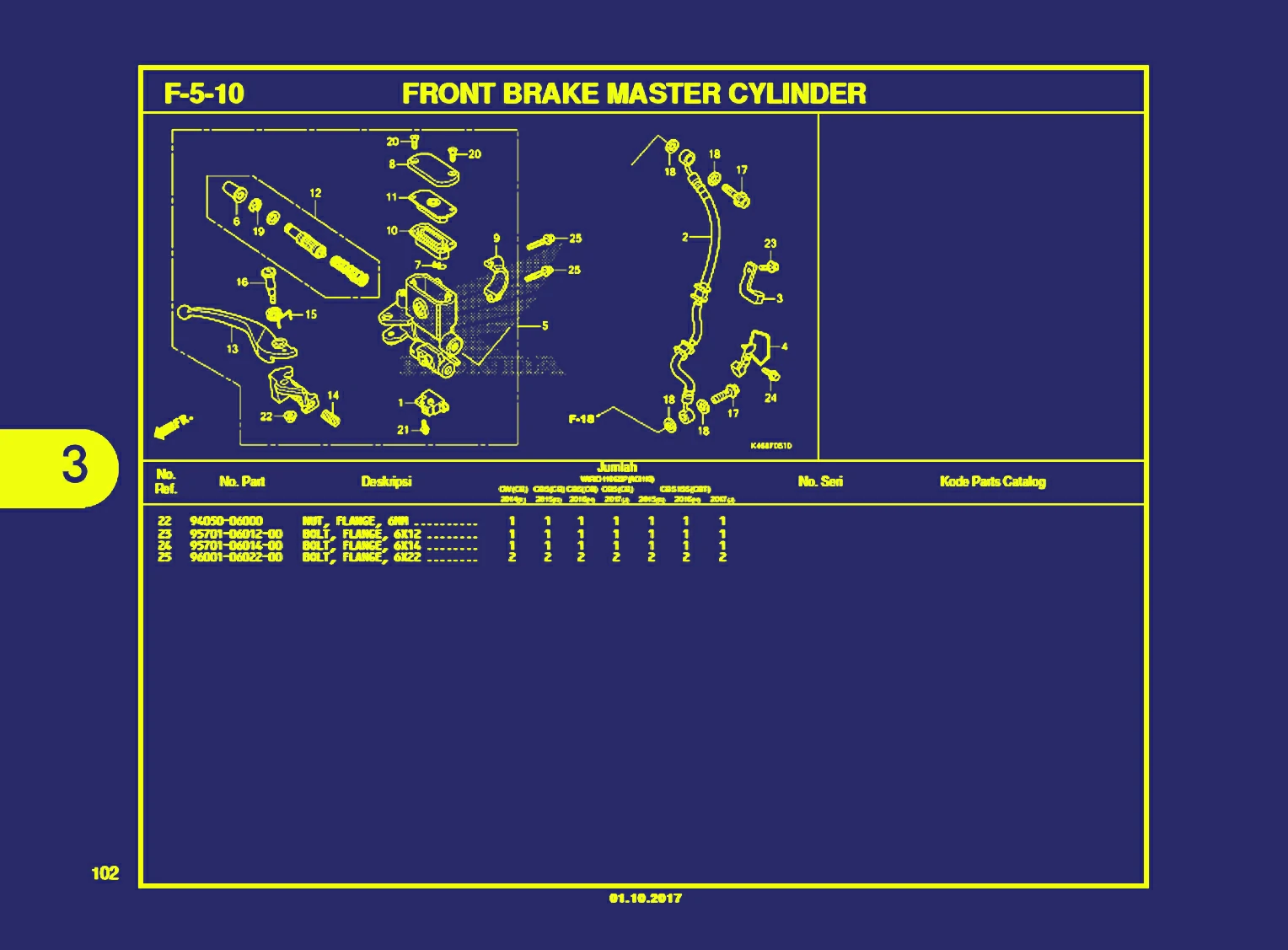front brake master cylinder 2