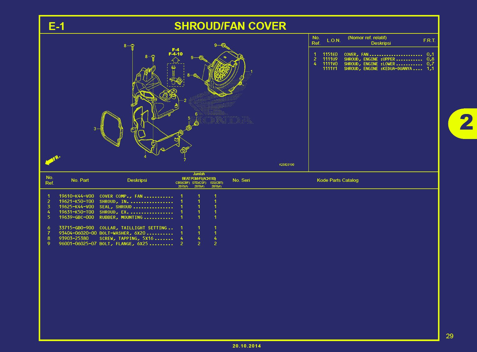 BEAT ESP-SHROUD FAN COVER