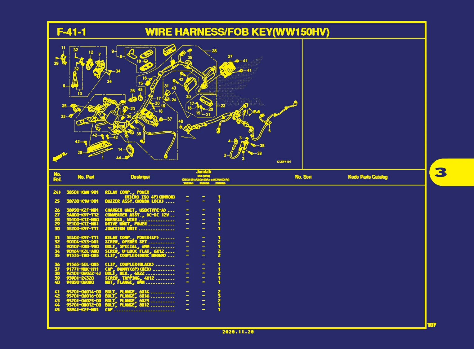 wire harness atau fob key 1