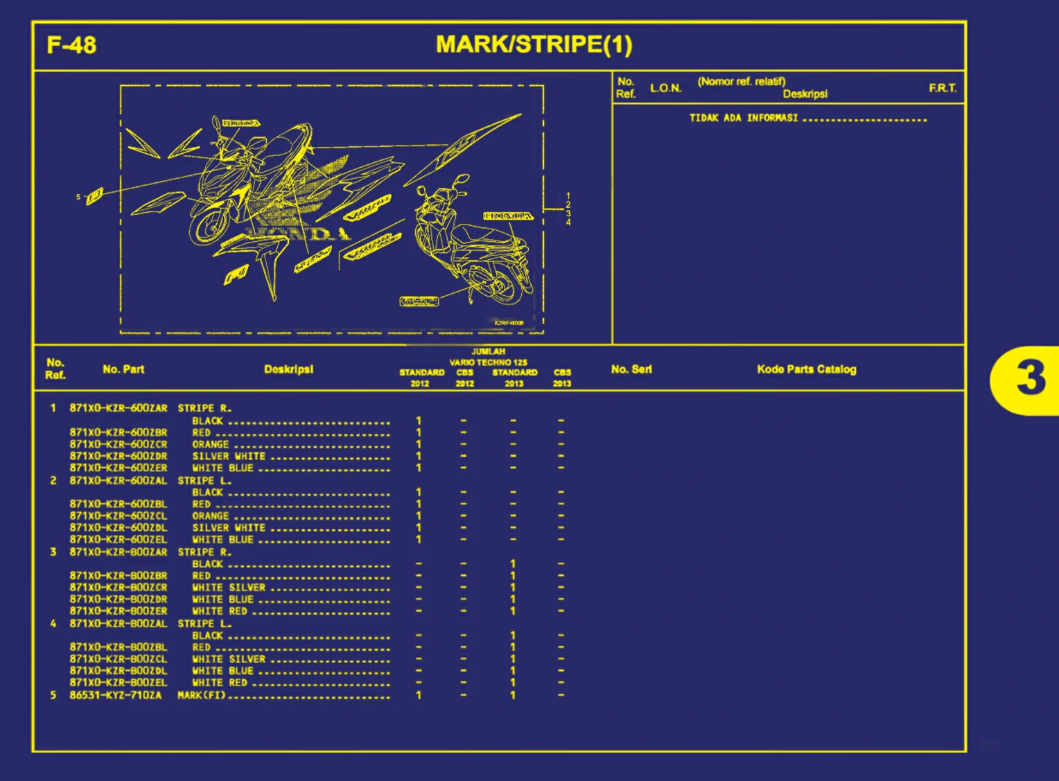 marks atau stripe(1)