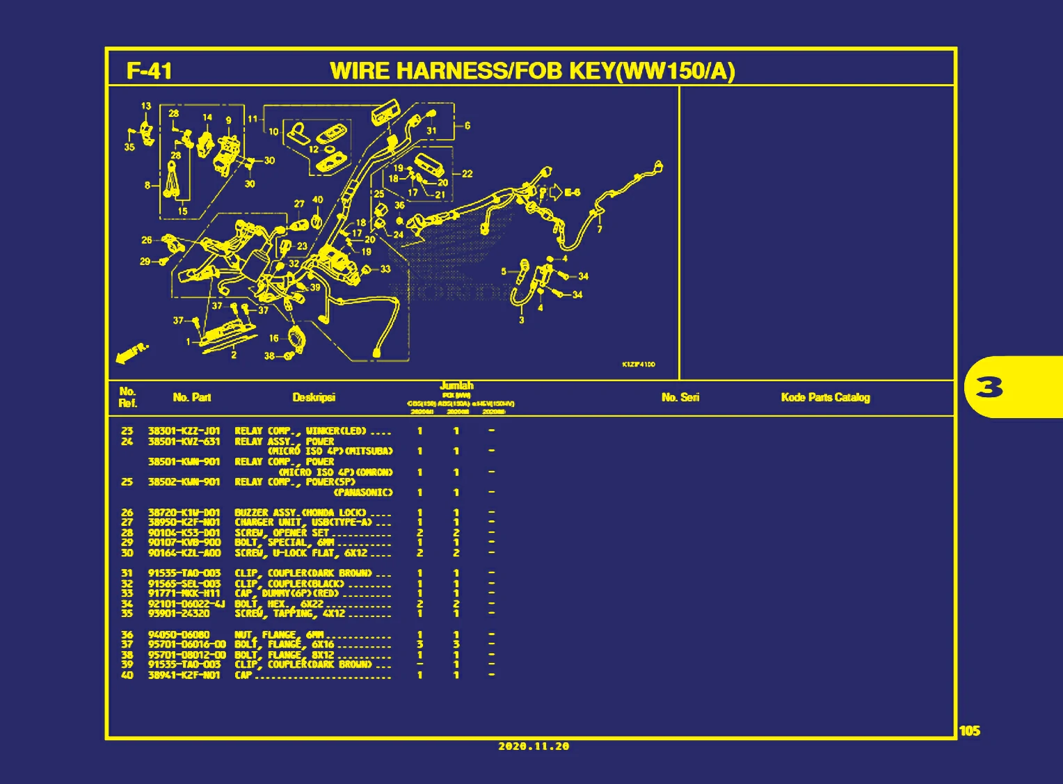wire harness atau fob key 2