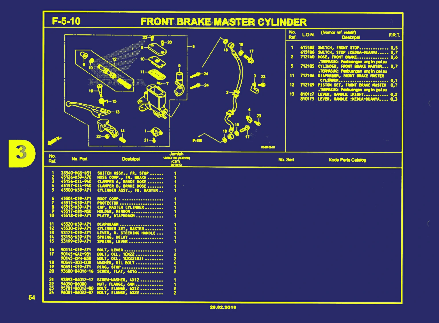 front brake master cylinder 1