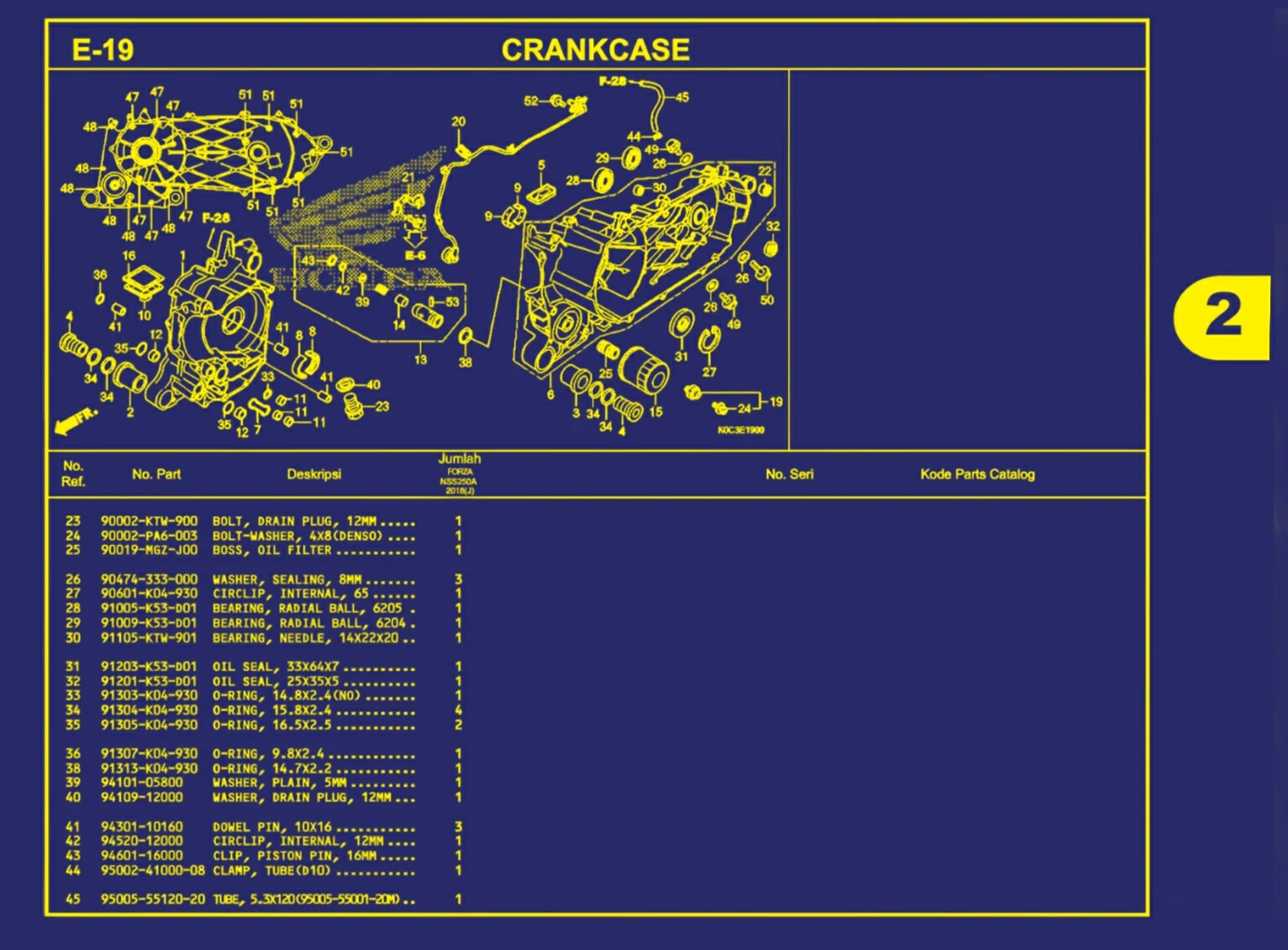 crankcase 2