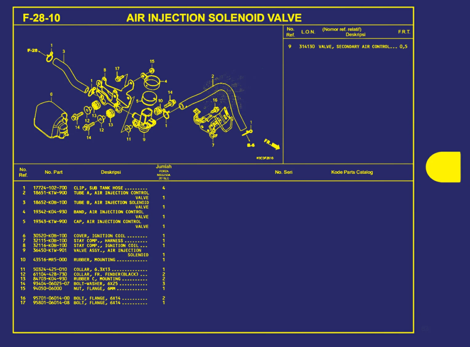 air injection solenoid valve